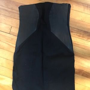 Theory pleather tube dress